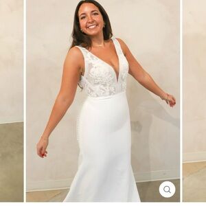 Elegant White Lace Women’s Dress